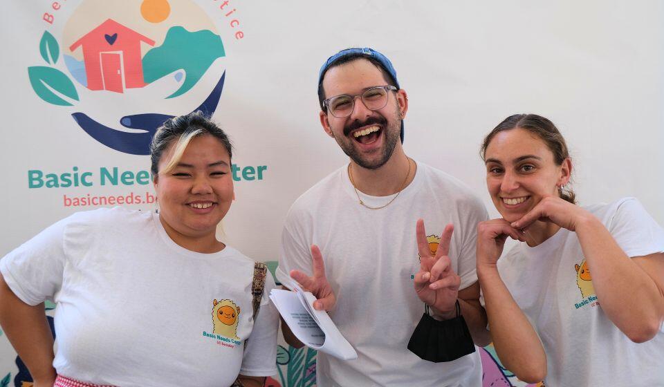 Three Staff Smiling